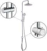 Sensea Essential Full System W/O Faucet Hs 1J Acs Chrome,